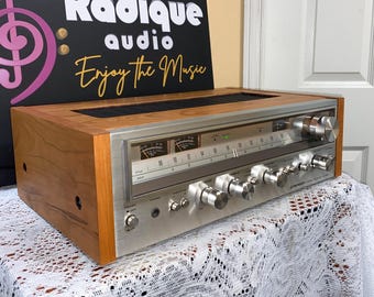 Pioneer SX-680 Receiver | Vintage, Serviced, Customized with Beautiful Ottawa Valley Cherry Wood Cabinetry | 30 WPC | Ready to Ship