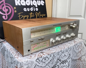 Marantz MR-1135 Stereo Receiver – 30WPC, Custom Cherry Cabinet, Made in Japan 1981