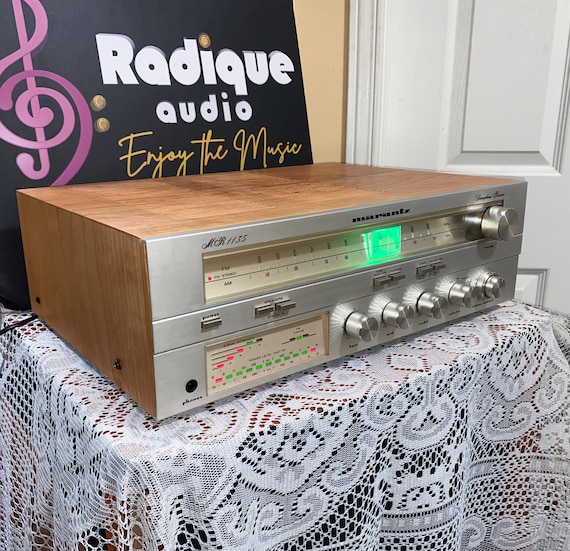 Marantz MR-1135 Stereo Receiver – 30WPC, Custom Cherry Cabinet