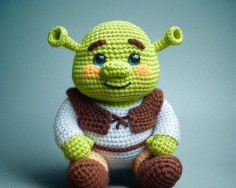 Ogre Crochet Pattern: Baby Ogre Amigurumi DIY Toy (Digital Download)