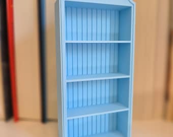 Miniature Bookcase 3D Printed for Mini Books Display