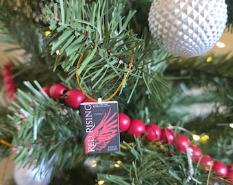 3D Ornamente für Buchliebhaber Personalisierte Weihnachtsdekoration - Geschenk für Buchliebhaber