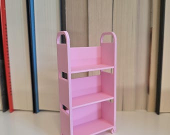 ミニライブラリーカート（ミニブックディスプレイ用、3Dプリント製）