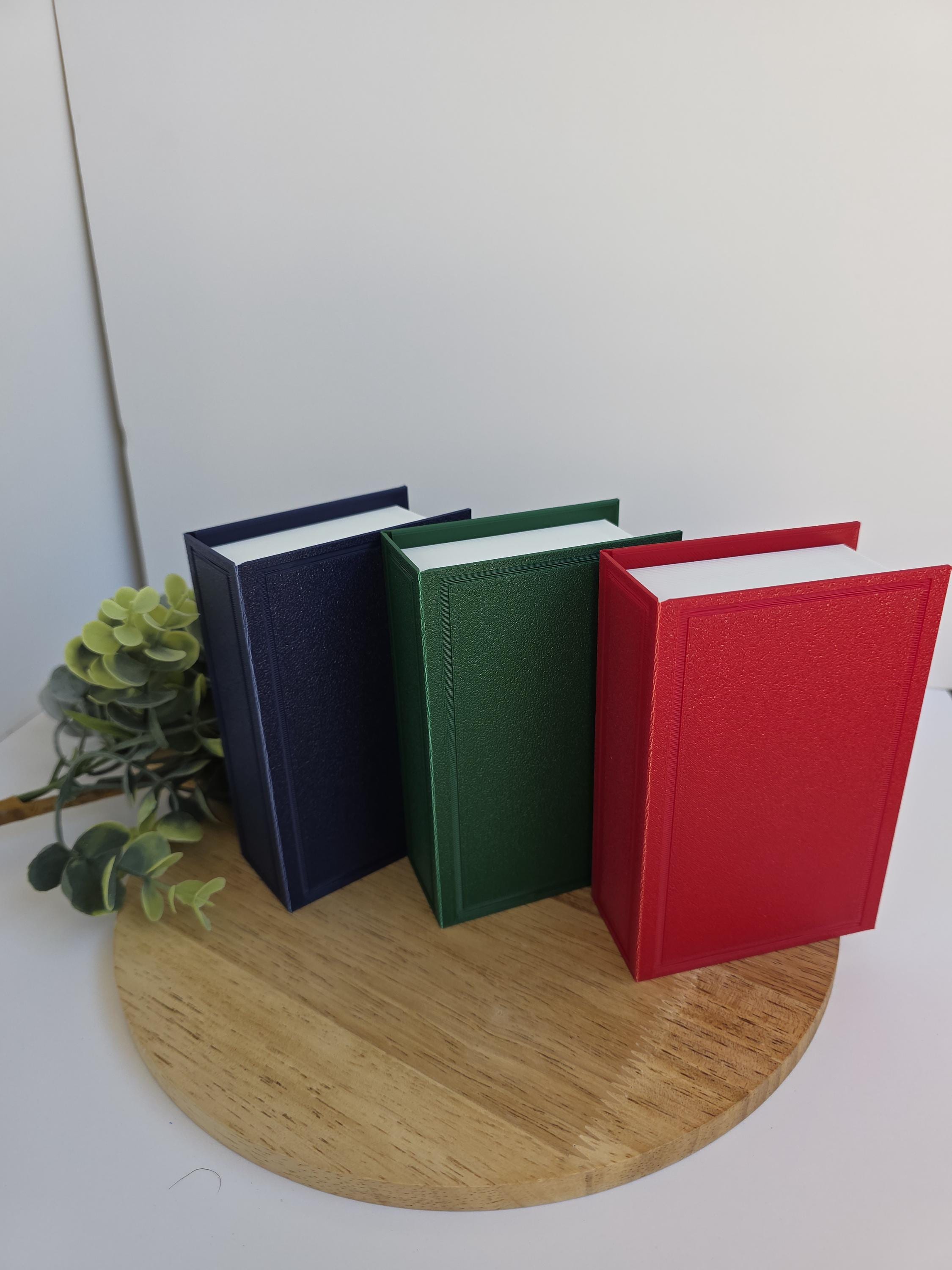 Magnet Book Box Magnetic 3D Printed Book Box | Book Lovers Storage Box | Bookish Gift ...