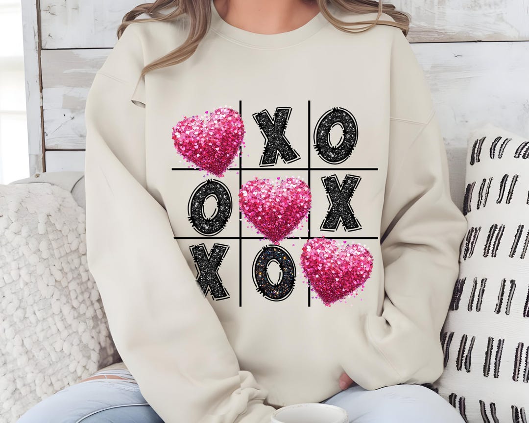 Tic Tac Toe Xoxo Valentine Tshirt Png, Valentine Clipart Hearts ...