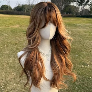Light Auburn Wigs - Etsy display picture 1