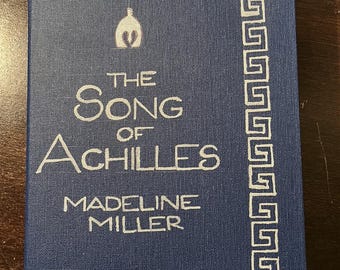 Unique Handmade Rebound Hardcover of Song of Achilles by Madeline Miller
