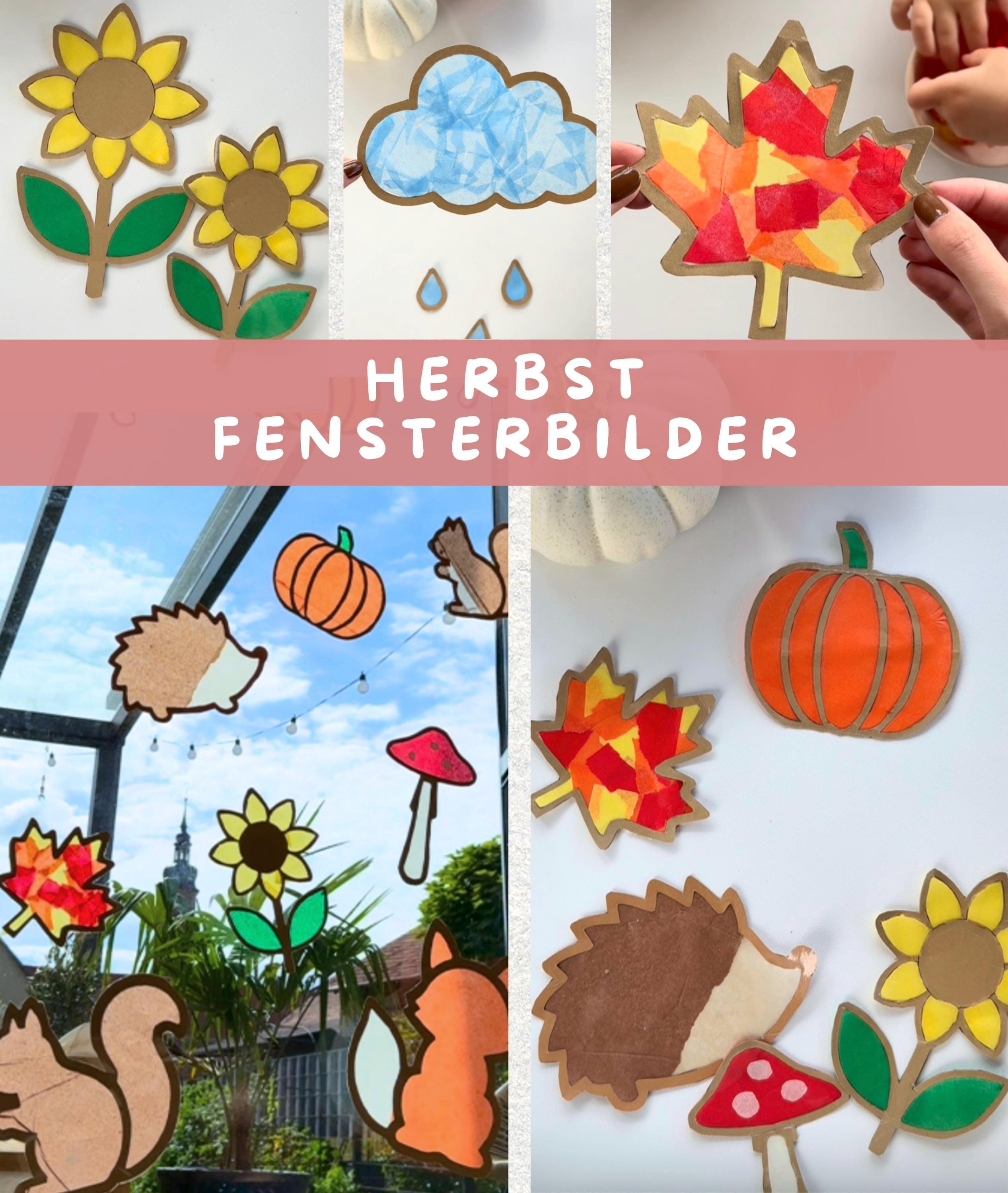 Fensterdeko herbst