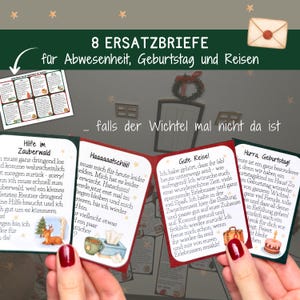 Wichtelbriefe Adventskalender Wichtel Wichtelstreich Briefumschläge Kinder Weihnachten Advent Geschenk Familie Familienaktivitäten Download Bild 6