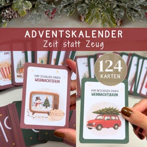 DIY Adventskalender Kinder  Zeit statt Zeug 100 Aktivitäten Ideen Weihnachten Advent Achtsamkeit Geschenk Familie Familienaktivitäten PDF