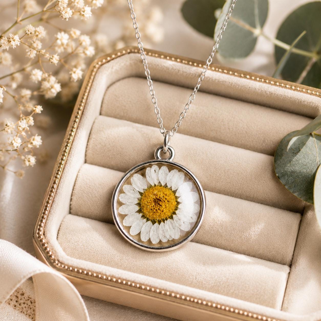 Real Flower Necklace - Etsy
