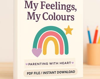 Feelings Coloring Book for Kids: Emotional Learning Activity (PDF Download A4 Size)