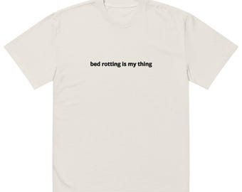 Self-Care Oversized & Faded Embroidered T-shirt | Sleep Shirt | Self-Care Gift | Weekend Outfit | Trendy Apparel