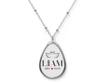 Liam Payne Arrow Tattoo Teardrop Necklace | Liam Payne Minimalist Teardrop Necklace | Gift for Liam Payne Fan | Gift for One Direction Fan