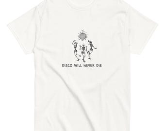 Dancing Skeletons Disco T-Shirt | 70s Graphic Tee