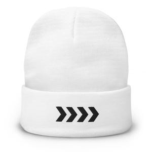 Liam Payne Embroidered Beanie | Liam Payne Arrow Tattoo Beanie | One Direction Merch | Liam Payne Merch | Streetwear