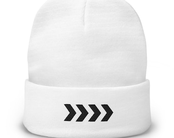 Liam Payne Arrow Tattoo Embroidered Beanie - One Direction Merch