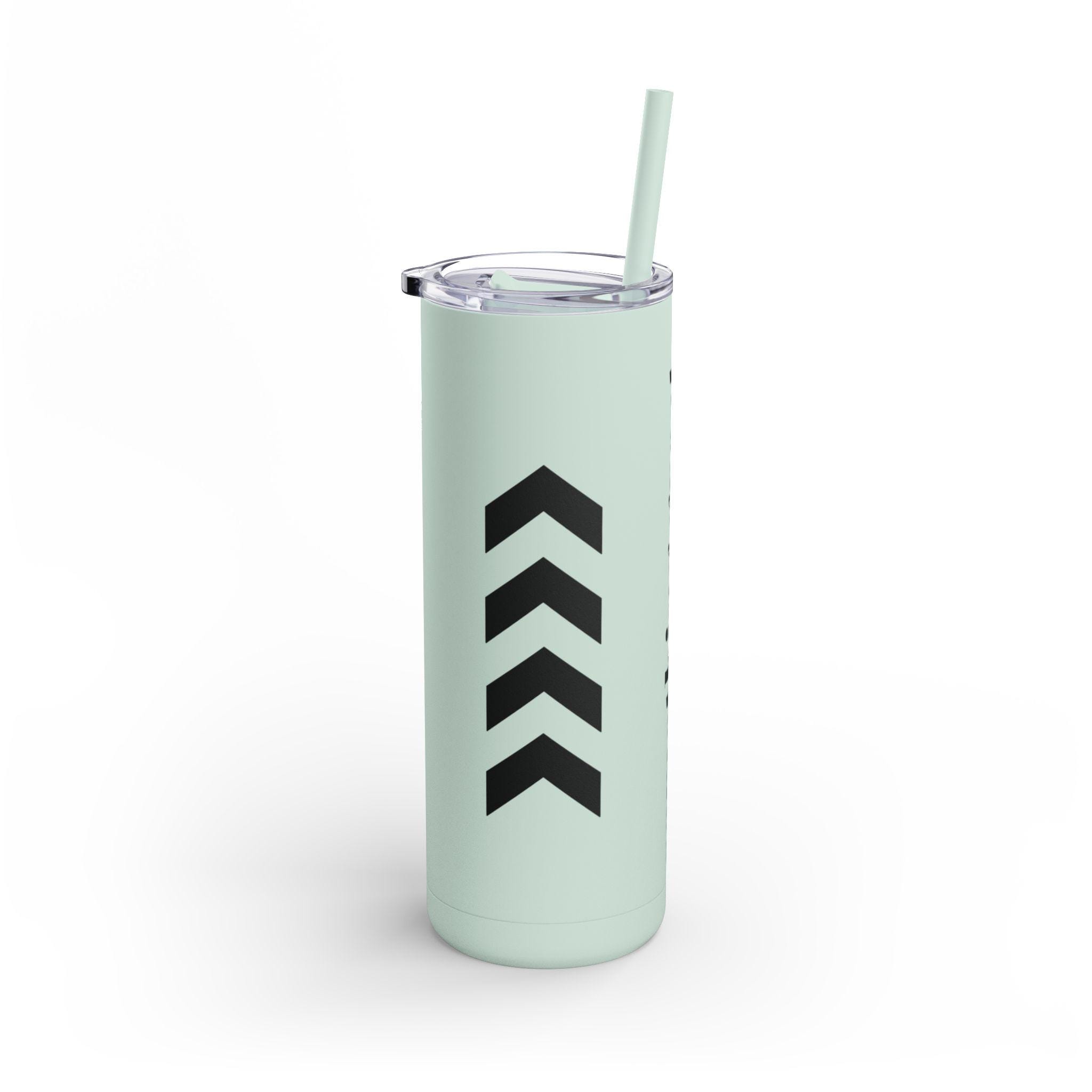 Skinny Tumbler, Liam Payne Something Great Arrow Tattoo Design, One Direction Fan Gift,  Custom Travel Mug, 20oz Matte Cup