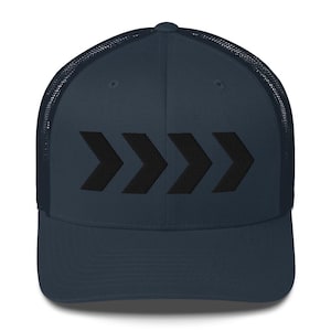 Navy Liam Payne Pfeil Tattoo Trucker Cap |  Bestickter Liam Payne Hut | Liam Payne Fans Merch | Streetwear | Liam Payne Fan Geschenk