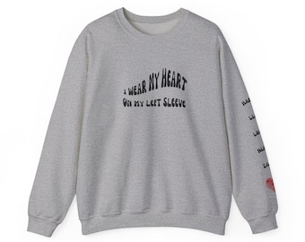 Sudadera de One Direction / Sudadera "I Wear My Heart" / Merchandising para fans