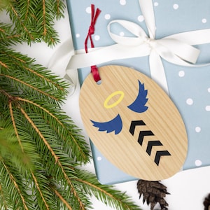 Liam Payne Holzschmuck | Liam Payne Ornament | Liam Payne Pfeil Tattoo Ornament | Liam Payne Engel | Liam Payne Merch | Weihnachtsgeschenk