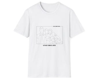 One Direction 15 Year Anniversary Linear Art T-Shirt | Loved Since 2010 |1D Graphic Tee | One Direction Music Fan Gift