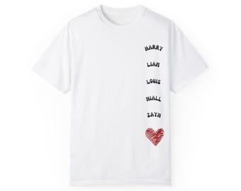 One Direction-fan-T-shirt: Forever 1D Graphic Love-T-shirt
