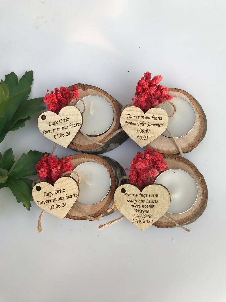 Funeral Favors,bulk Favors,personalized Candle, Celebration of Life