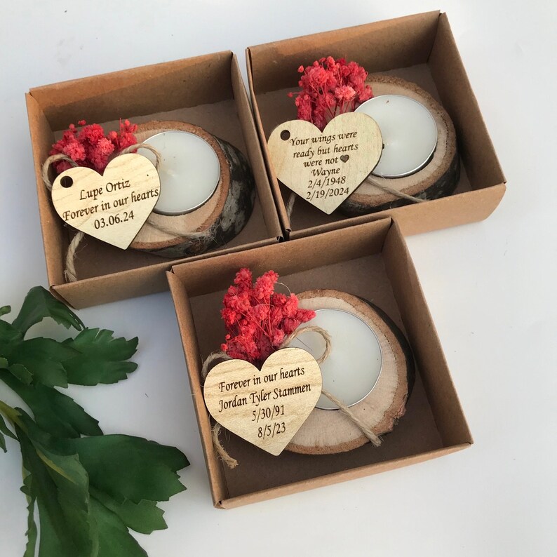 Funeral Favors,bulk Favors,personalized Candle, Celebration of Life