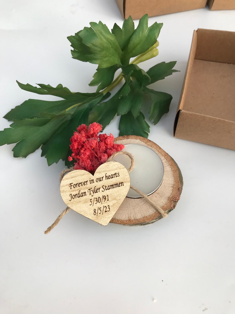 Funeral Favors,bulk Favors,personalized Candle, Celebration of Life