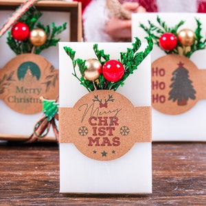 Personalized Christmas Favor Soap, New Year Favors, Noel, Xmas Friend Gift, Coworker Happy Holiday Favors, Merry Christmas Gifts for Family