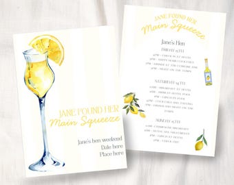 Elle a trouvé son principal atout ! Itinéraire du week-end EVJF / EVJF - téléchargez-le et modifiez-le maintenant !