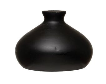 Adena Paulownia Wood Vase