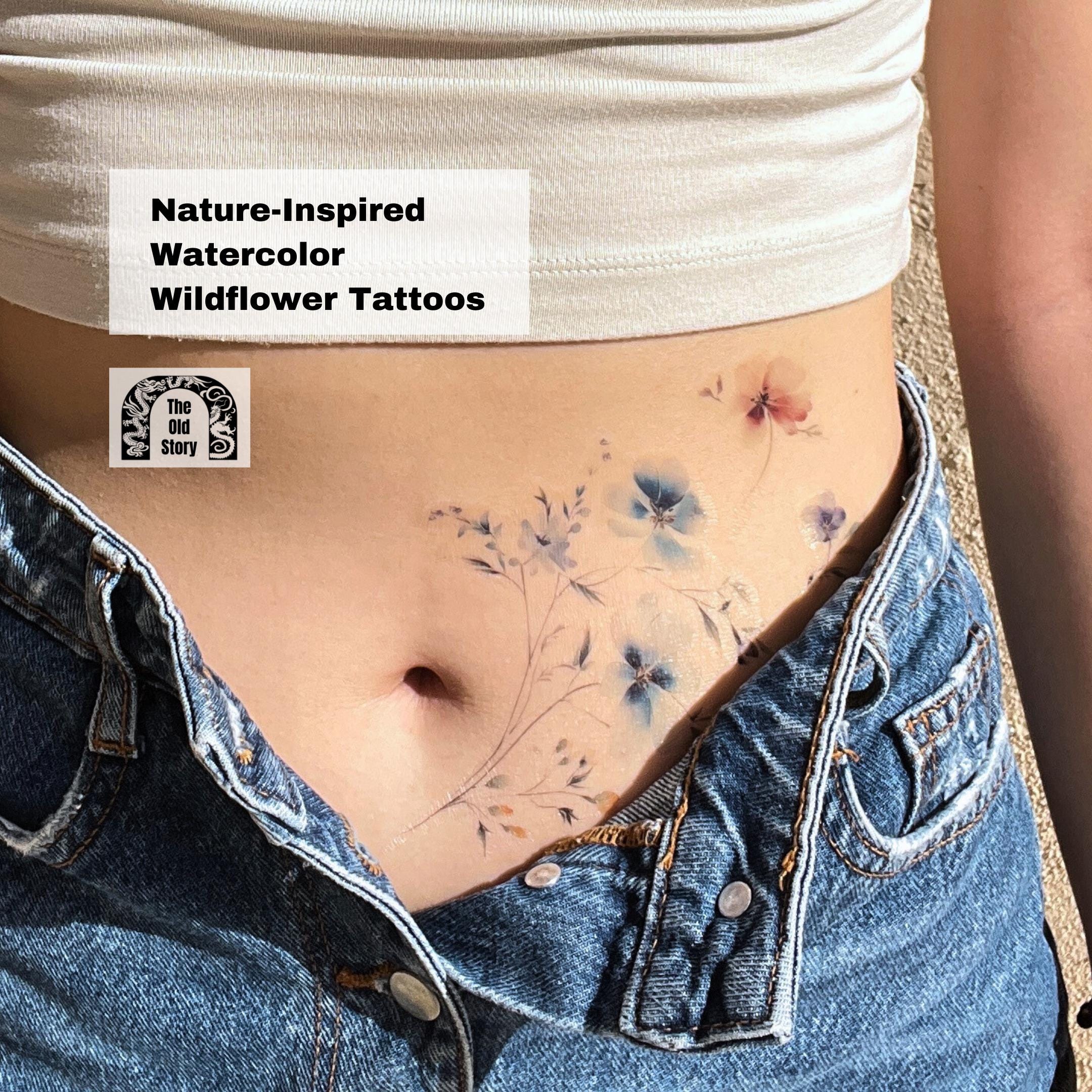 Flower Tattoos for Lower Back: Elegant & Bold