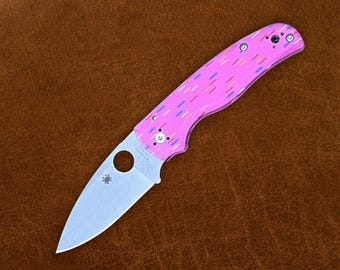 G10 Dessert Sprinkle Scales for Spyderco Shaman