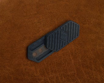 Carbon Fiber Milled Magnetic Fidgit Slider EDC