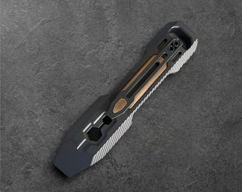 EDC Titanium Alloy and Brass Access/Pry Bar