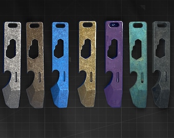 Mini Titanium Pry Bar EDC Multitool