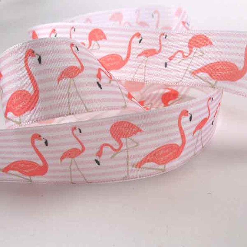 25mm Wide Berisfords Zebra Stripes Ribbon On White /& Pale Blue