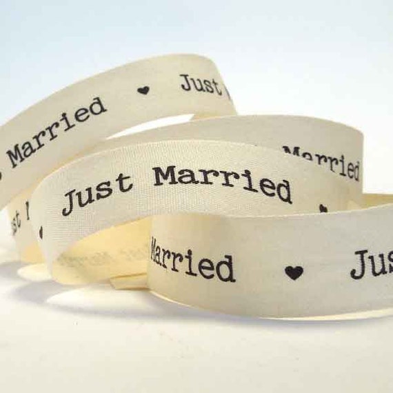 Marriage Frayed Edge Ribbon.Neutral 1-2M x 22mm Cotton Linen Natural Wedding
