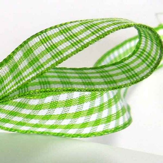 10 mm Berisfords Carreaux Vichy Ruban Polyester Craft