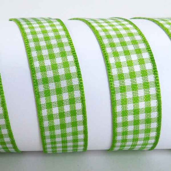 25 mm Berisfords Carreaux Vichy Ruban Polyester Craft