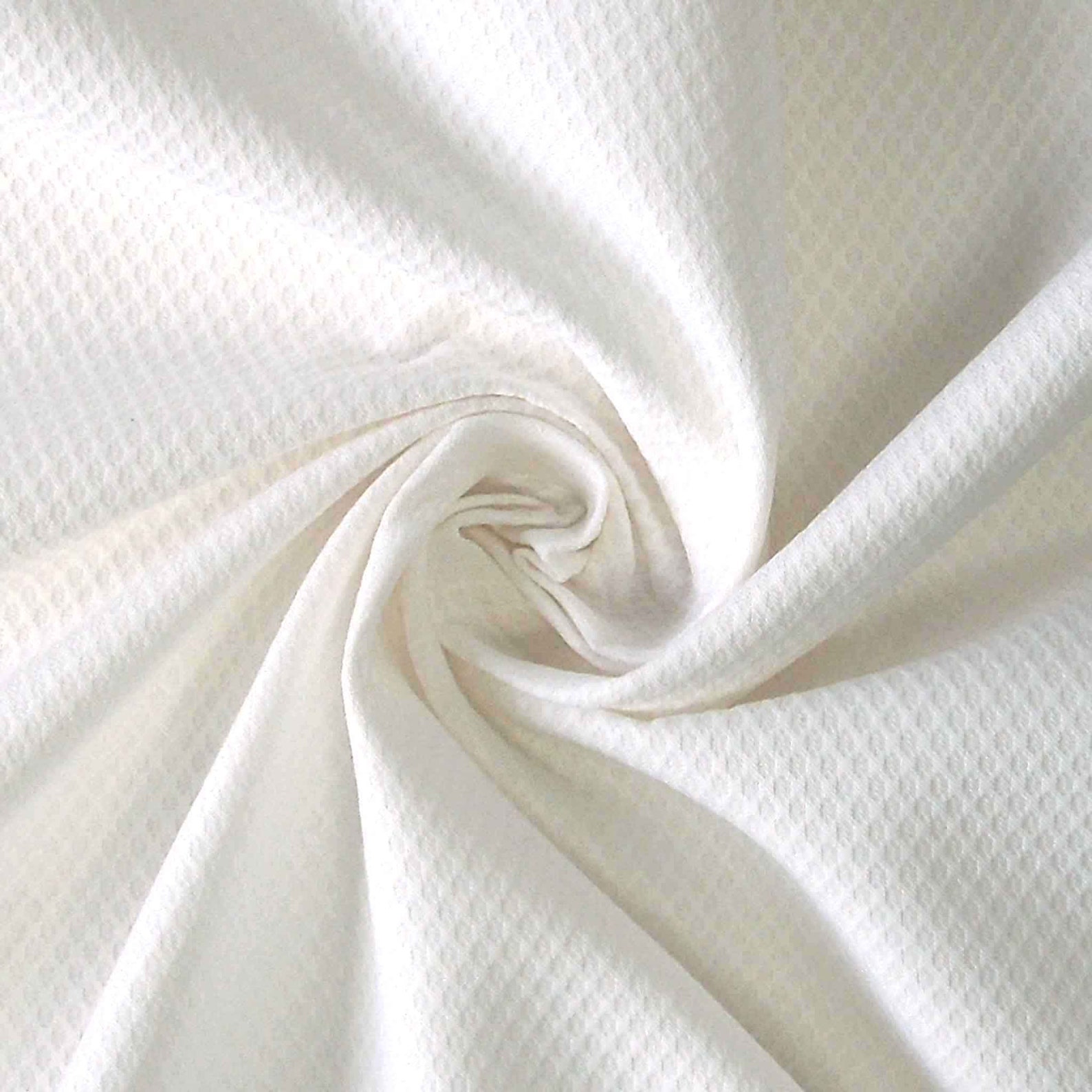 White Cotton Pique Fabric Plain White Pique Fabric for Sewing Etsy