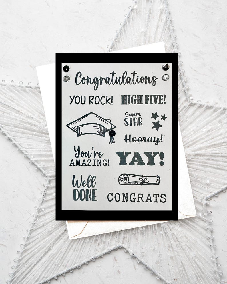 Personalized Graduation Card 2026 Handmade | Congrats Grad You Did It ...