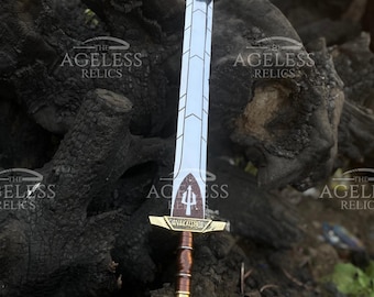 Custom Riptide Sword Of Percy Jackson, Forged Olympians Sword Anaklusmos Sword, Ultimate Cosplay Gift Cosplay Gift Sword in Carbon steel