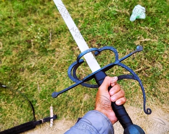 Custom Handmade Carbon Steel Rapier Sword Classic Medieval Rapier with Custom Sheath Artisan Medieval Sword for Special Occasions Best gift