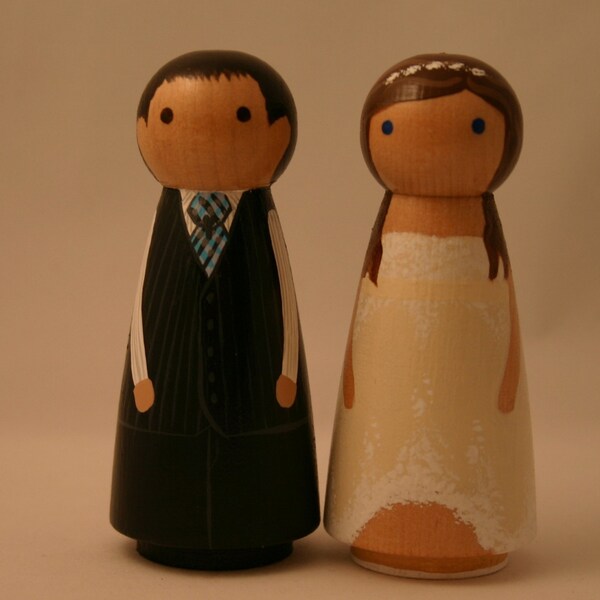 Custom UnNaked Couple - Peggies - FULLY customizable - without Pedestal