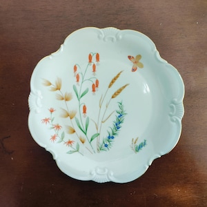 Vintage Johann Seltmann Vohenstrauß Bavaria Collectible Plate - Stamped 1724 14, German Porcelain Dish, 7.65 oz