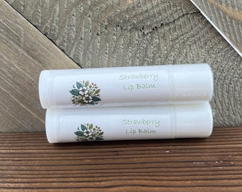 Beeswax Lip Balm | Handmade Natural Lip Care | Moisturizing Chapstick | Pick Your Flavor