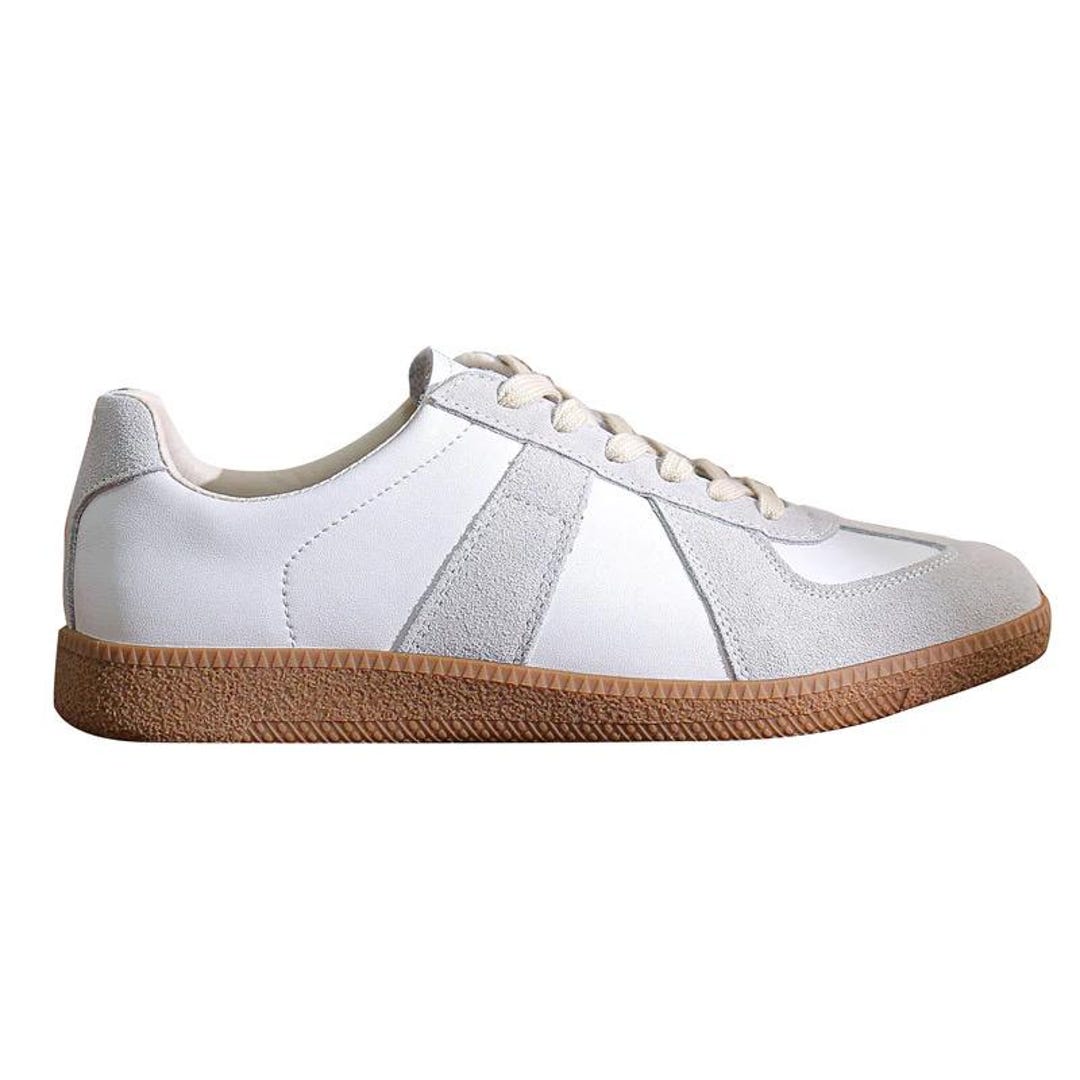 GG TRAINER WHITE CALFSKIN WITH PATTERN main image 1